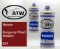Preview: Nissan, Burgundy Pearl Metallic, 624: 400ml Sprühdose + 400ml Klarlack - Set, von ATW Autoteile West.
